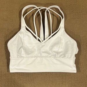 Lululemon size 6 white top.